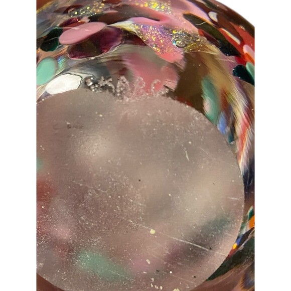 Two Handblown Glass Perfume Bottles by Jim Karg – Signed Studio Art Glass - Picture 5 of 6